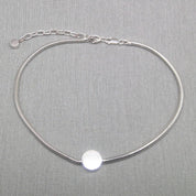 Silver Snake Choker