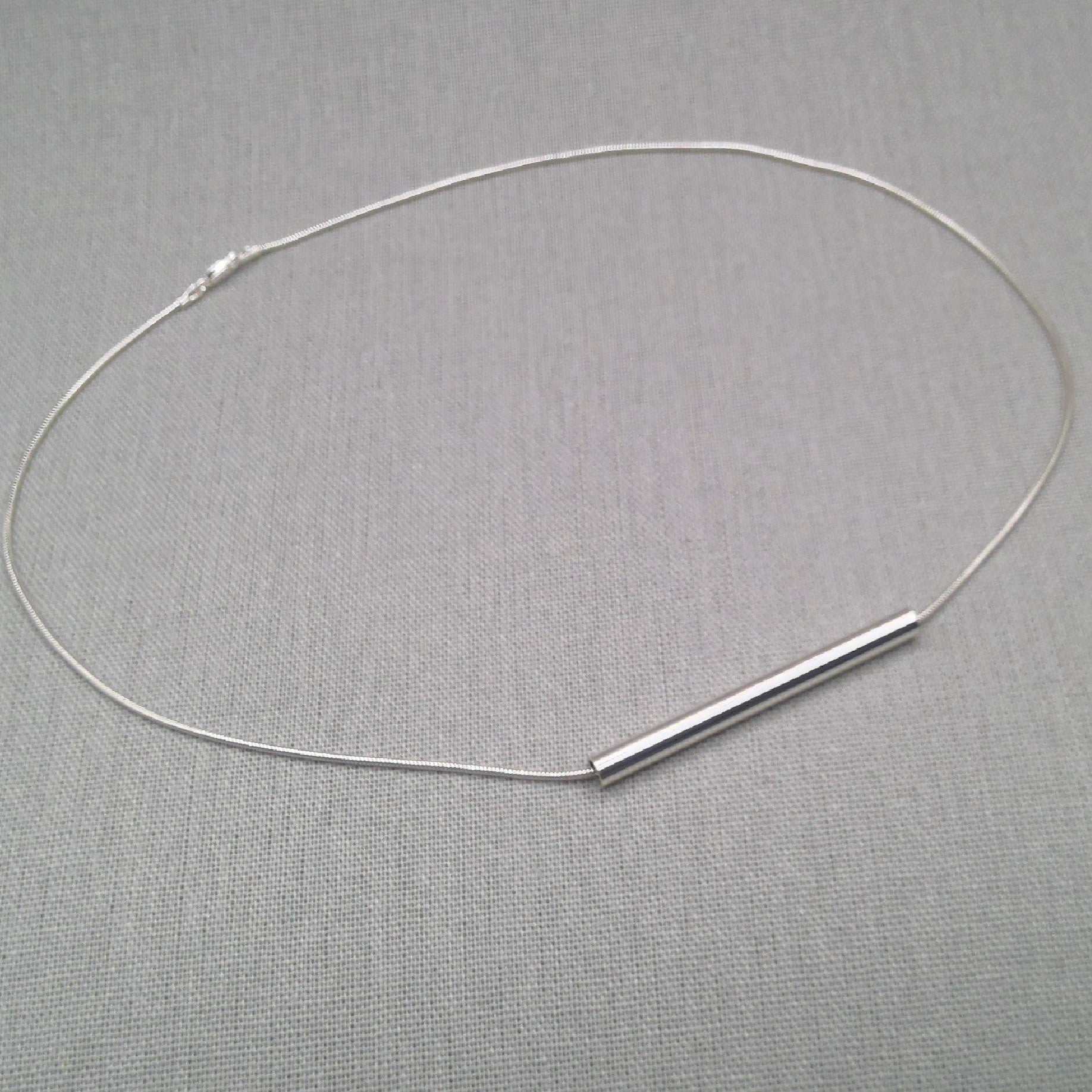 Minimalist Silver Necklace