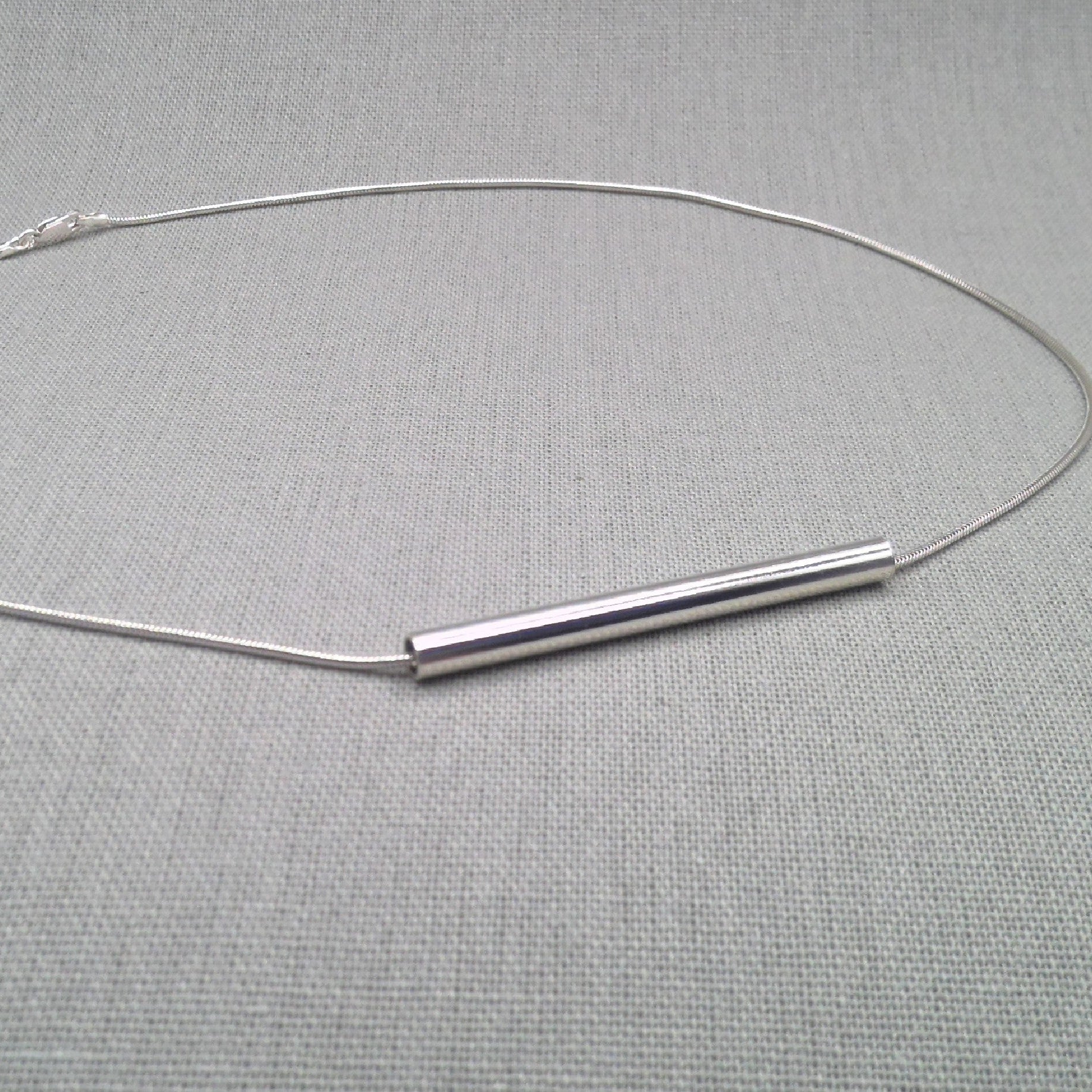 Minimalist Silver Necklace