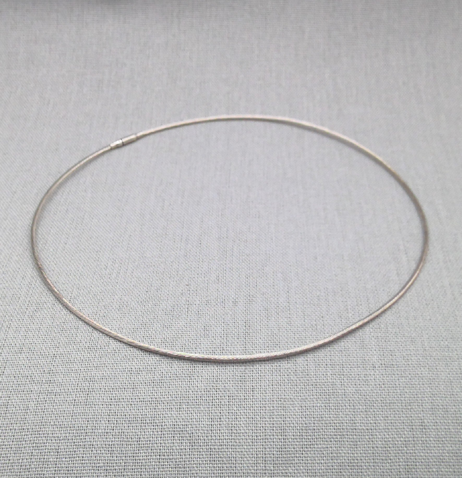 Silver Cable Necklace