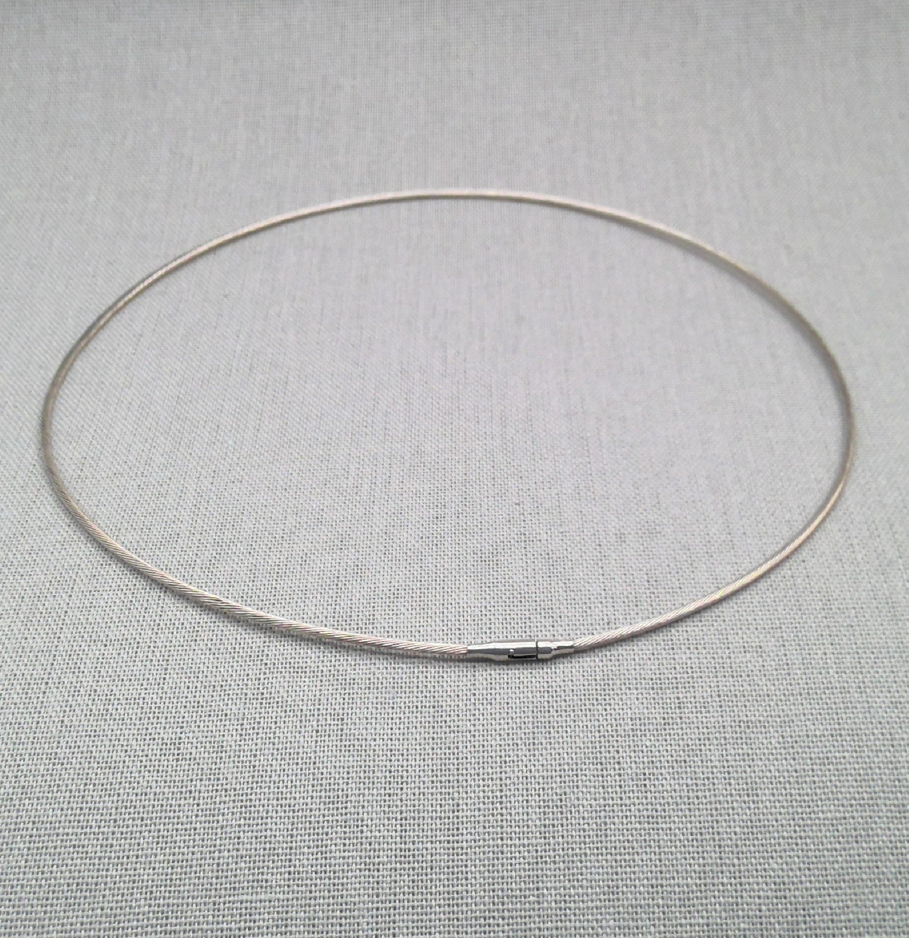 Silver Cable Necklace