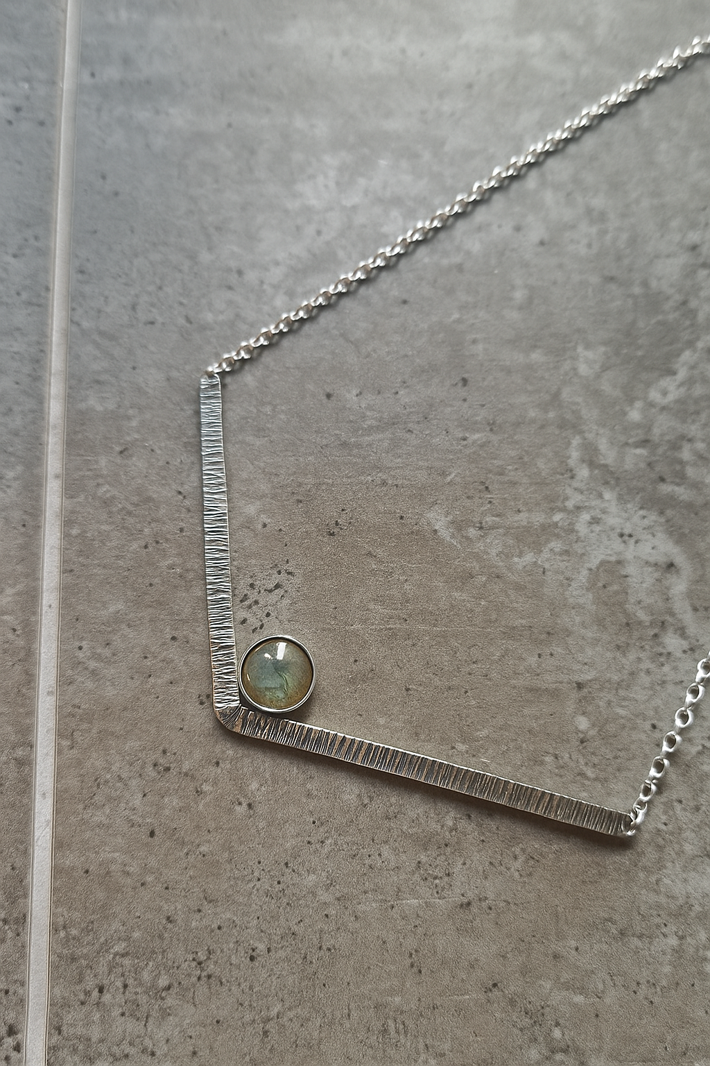 handmade silver necklace 