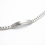 Chunky silver bracelet