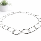 Chaîne infinie en argent 925