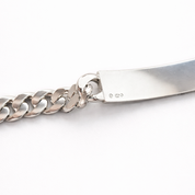 Chunky silver bracelet