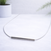 Minimalistische Silberkette