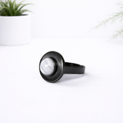 Silver Ring With Blue Lace Agate