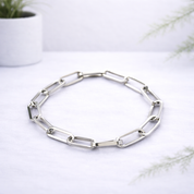 Bracelet épais en argent