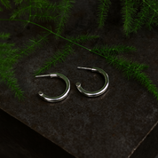 Silver Hoop Earrings