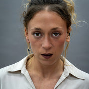 Silver Earrings with Resin