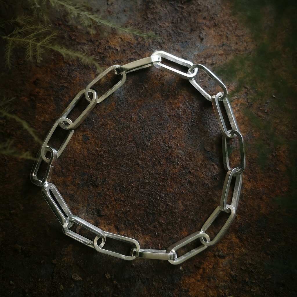 Chunky Silver Bracelet