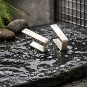 Minimalist Silver Earrings from Collection Black & White