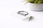 Personalised Silver Ring