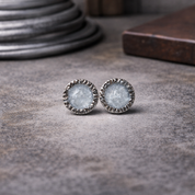 Boucles d'oreilles en argent avec résine