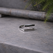 Minimalist Silver 925 Ring Size N/53