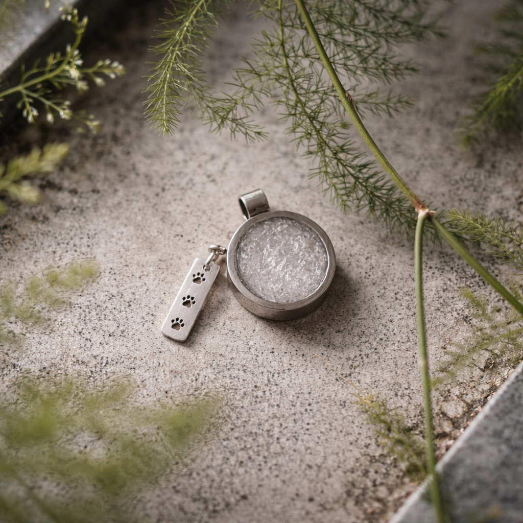 Memorial Pendant With Ashes