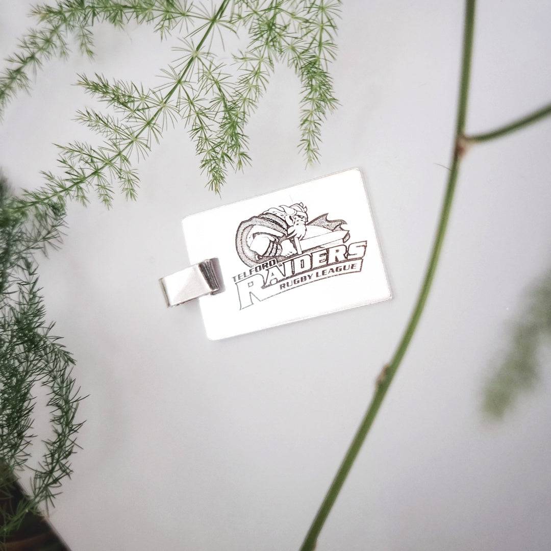 Personalised silver 925 dog tag for human