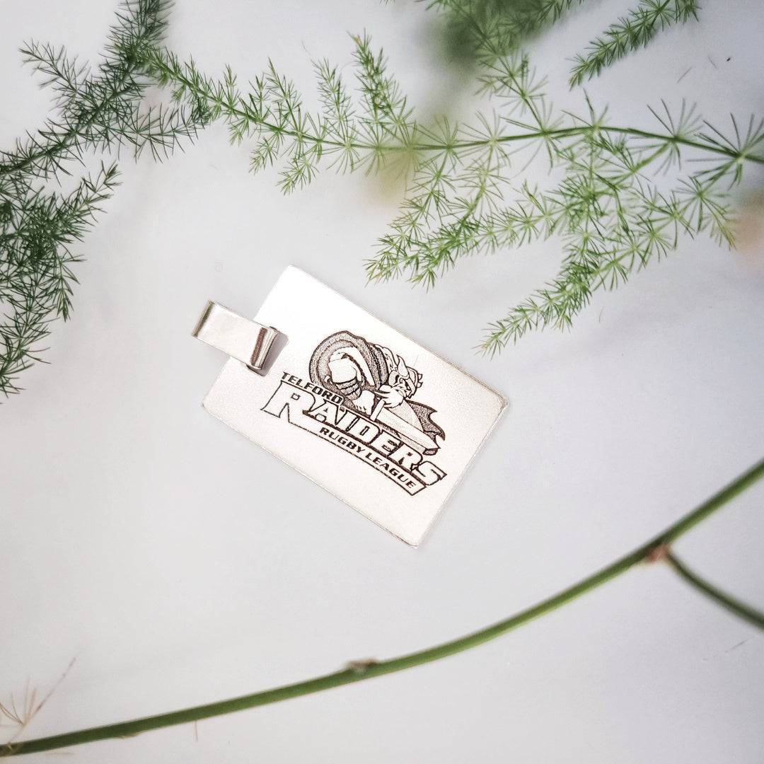 Personalised Silver 925 Dog Tag for Human