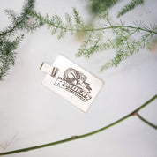 Personalised Silver 925 Dog Tag for Human