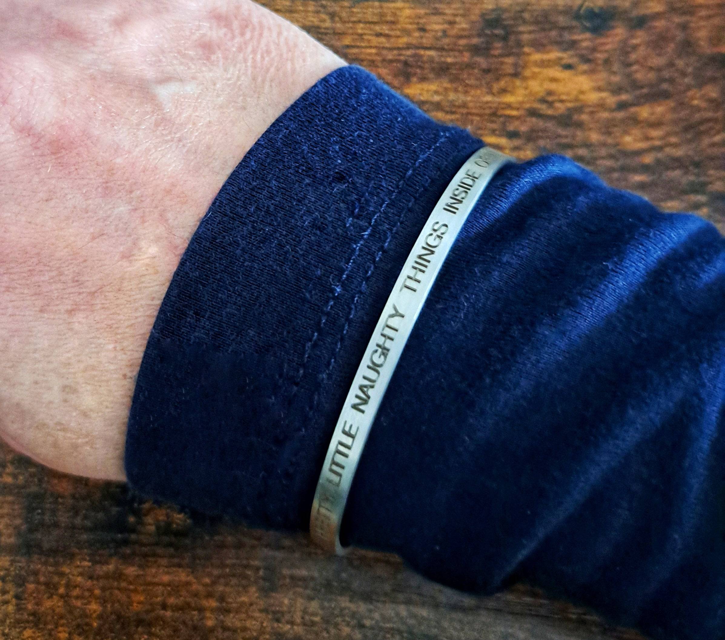 Personalised Silver Bangle